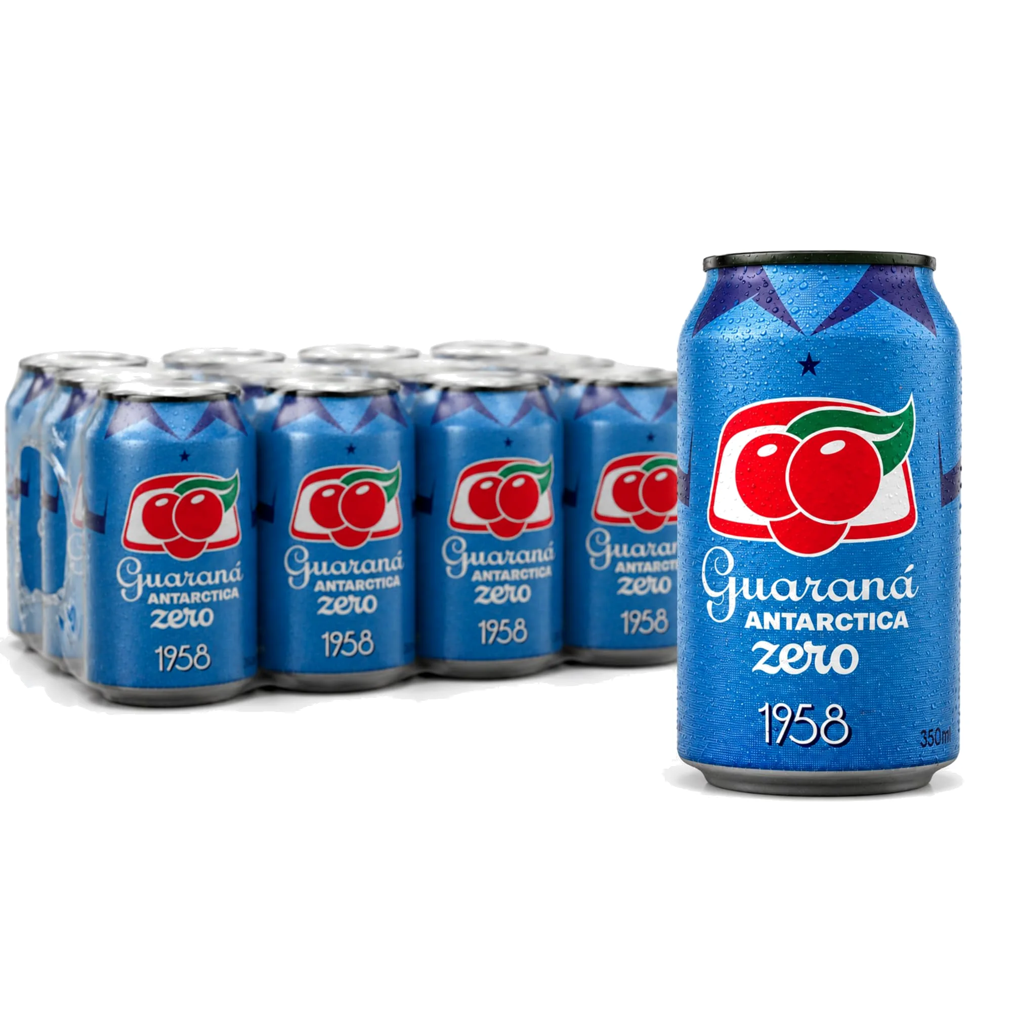 Guaraná Antarctica Zero Sugar, 11.83 fl oz cans