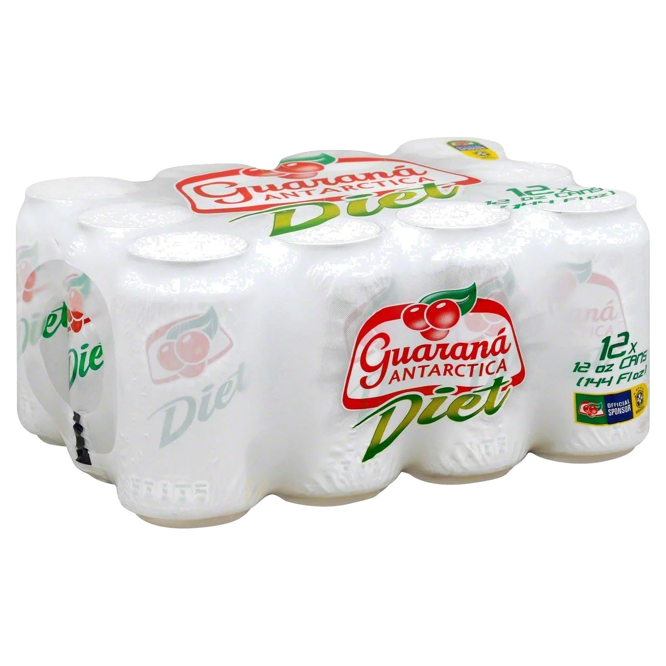 Guaraná Antarctica Diet, 12 fl oz cans